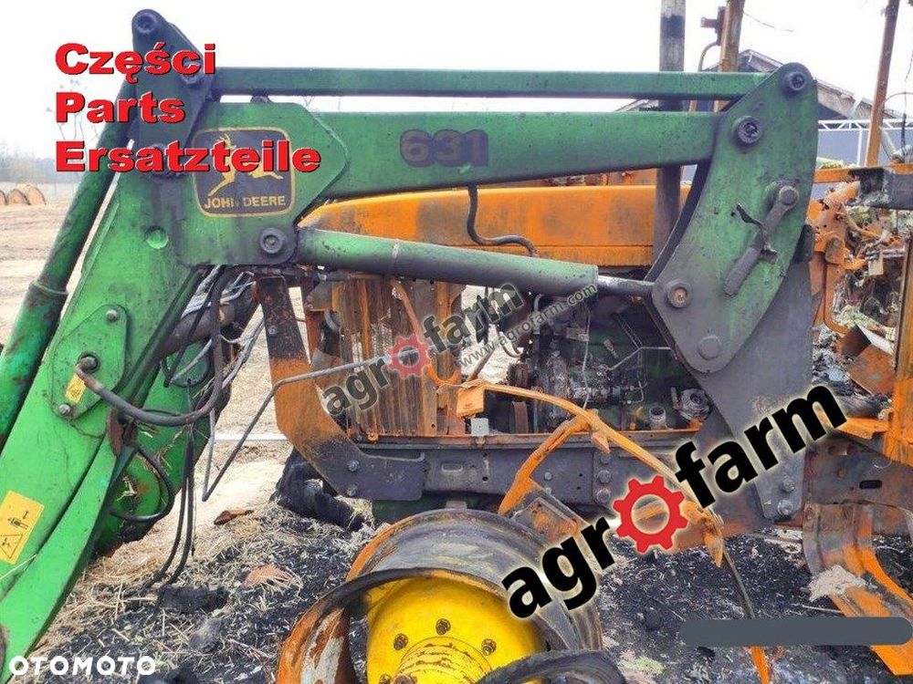 John Deere 6210 części, silnik, skrzynia biegów - 4