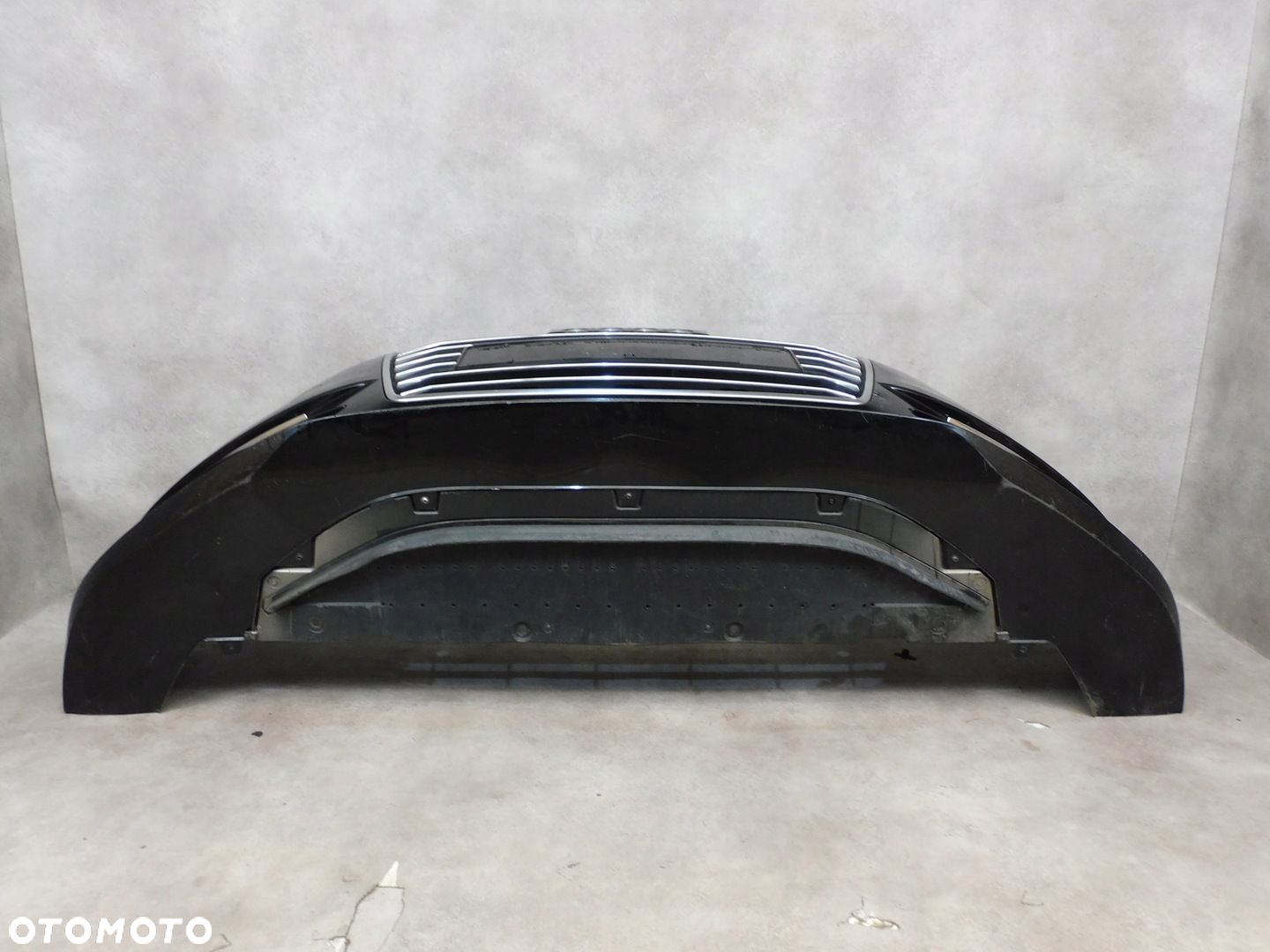 AUDI A6 C7 4G LIFT ZDERZAK PRZÓD PRZEDNI KOMPLETNY ZWYKŁAY CZARNY 6XPDC - 6