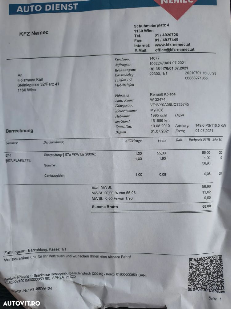 Renault Koleos 2.0 dCI 4X2 Dinamique - 26