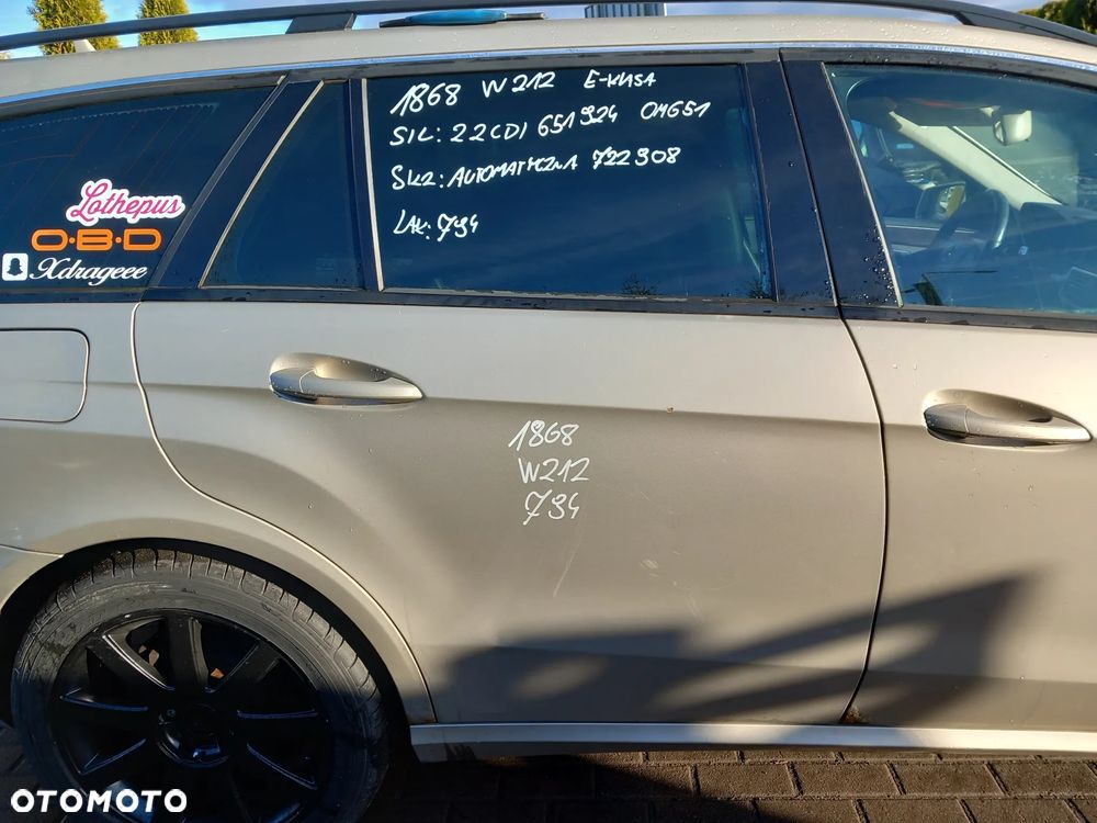 MERCEDES E-KLASA W212 DRZWI PRAWE TYLNE PRAWY TYŁ KOMBI KOLOR: 794 - 1