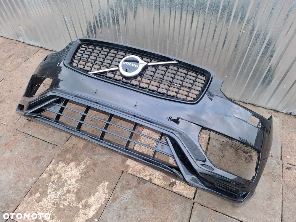 ZDERZAK PRZEDNI PRZÓD VOLVO XC 90 II LIFT R DESIGN GRILL ŁADNY - 6