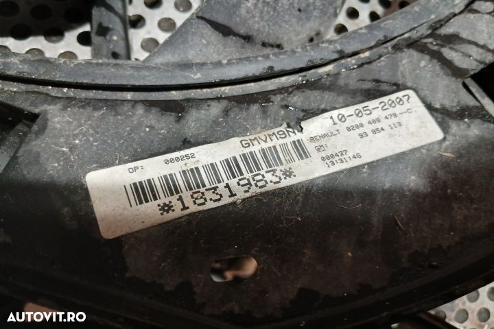 Electroventilator / Ventilator racire motor / AC 93854113 8200409478 - 4