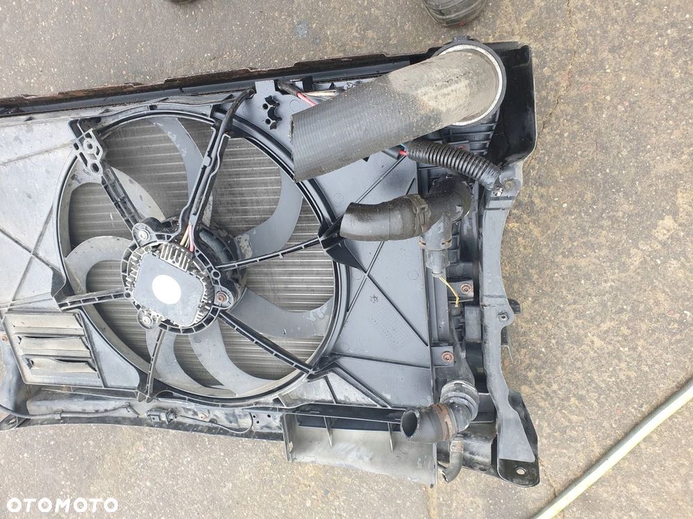 PAS PRZEDNI WZMOCNIENIE CZOŁOWE KOMPLET CHŁODNIC SKODA OCTAVIA II 2007 ROK - 8