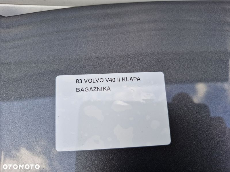 VOLVO V40 II 2 KLAPA BAGAŻNIKA TYŁ TYLNA 455-16 455 16 - 3