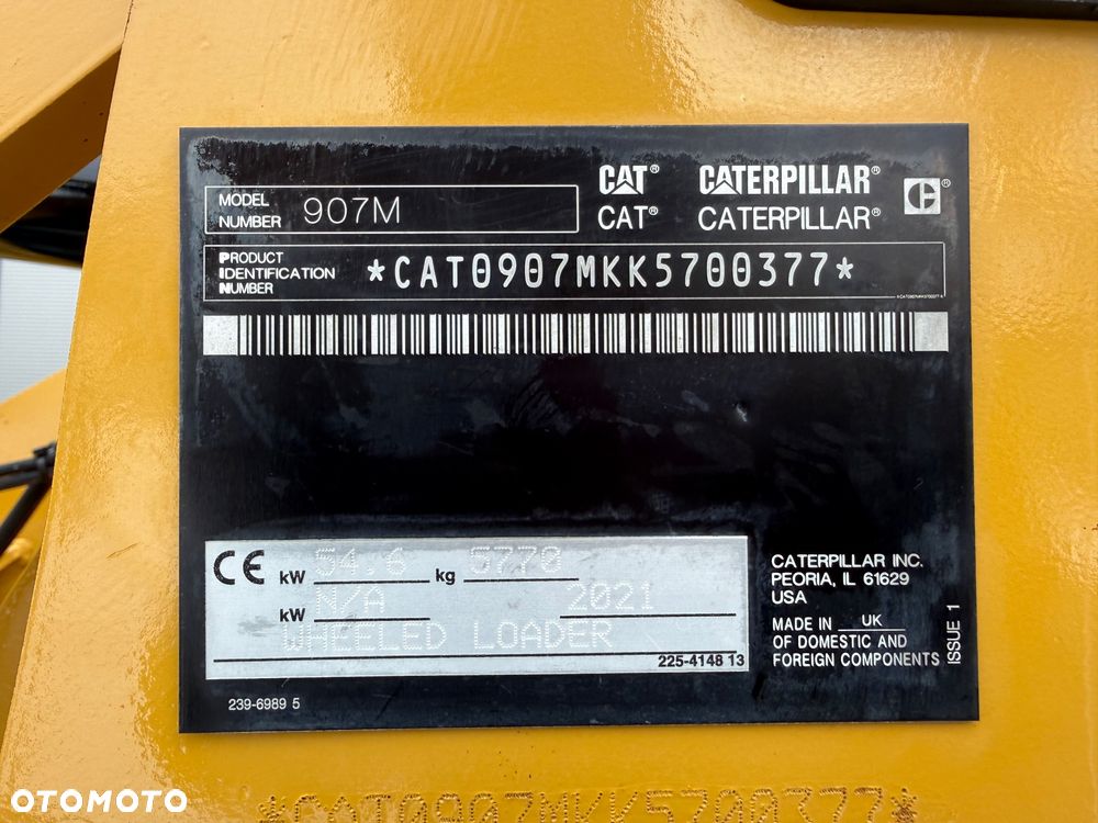 Caterpillar 907M 2021 3463mtg 907 M 907 908M Ładowarka kołowa 906 906M 908 - 22