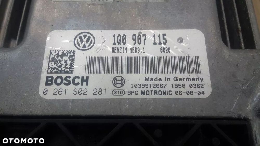KOMPUTER STEROWNIK SILNIKA VW EOS 2.0TDI 1Q0907115 - 3