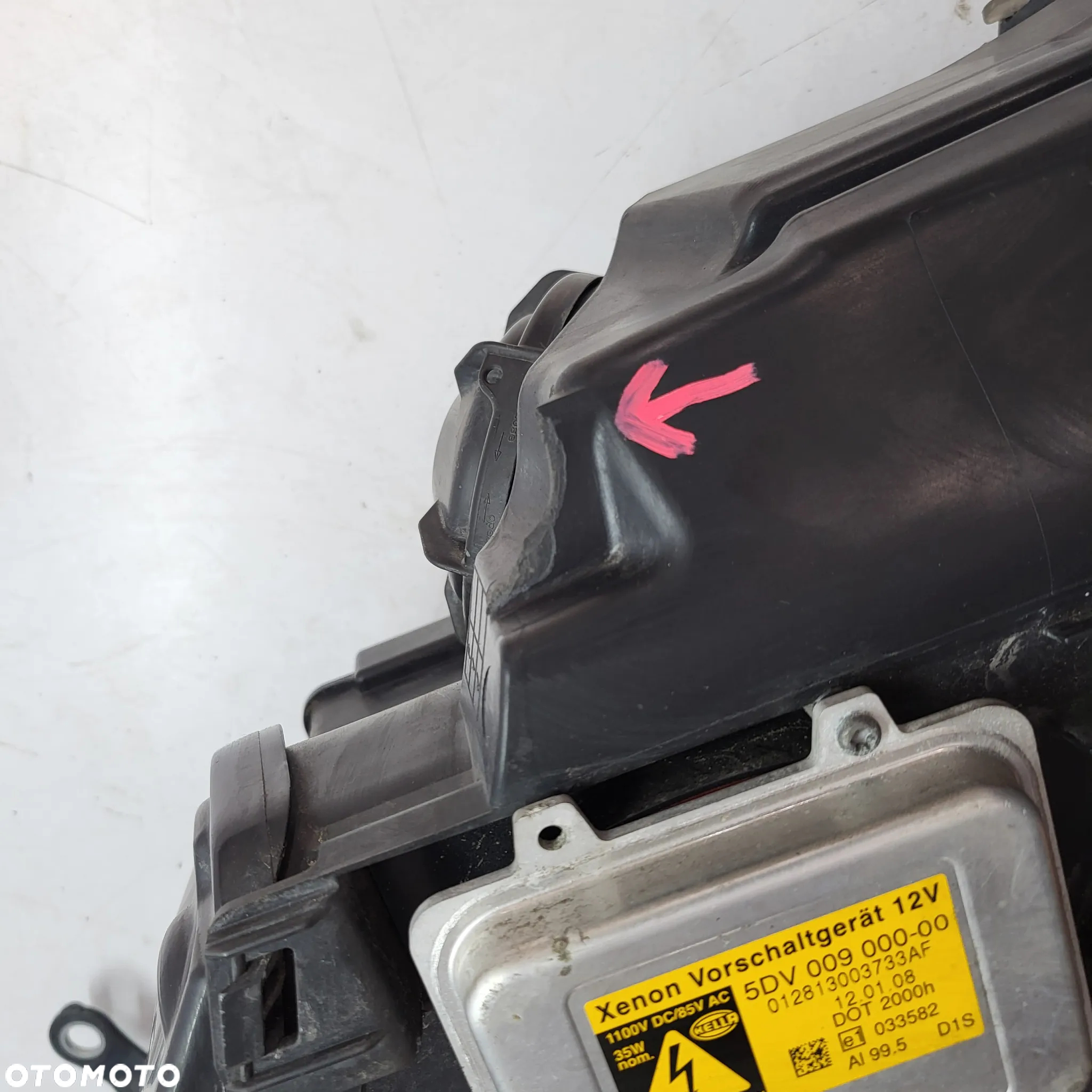 BMW 5 E60 E61 LAMPA LEWA PRZÓD XENON 7177739 - 11