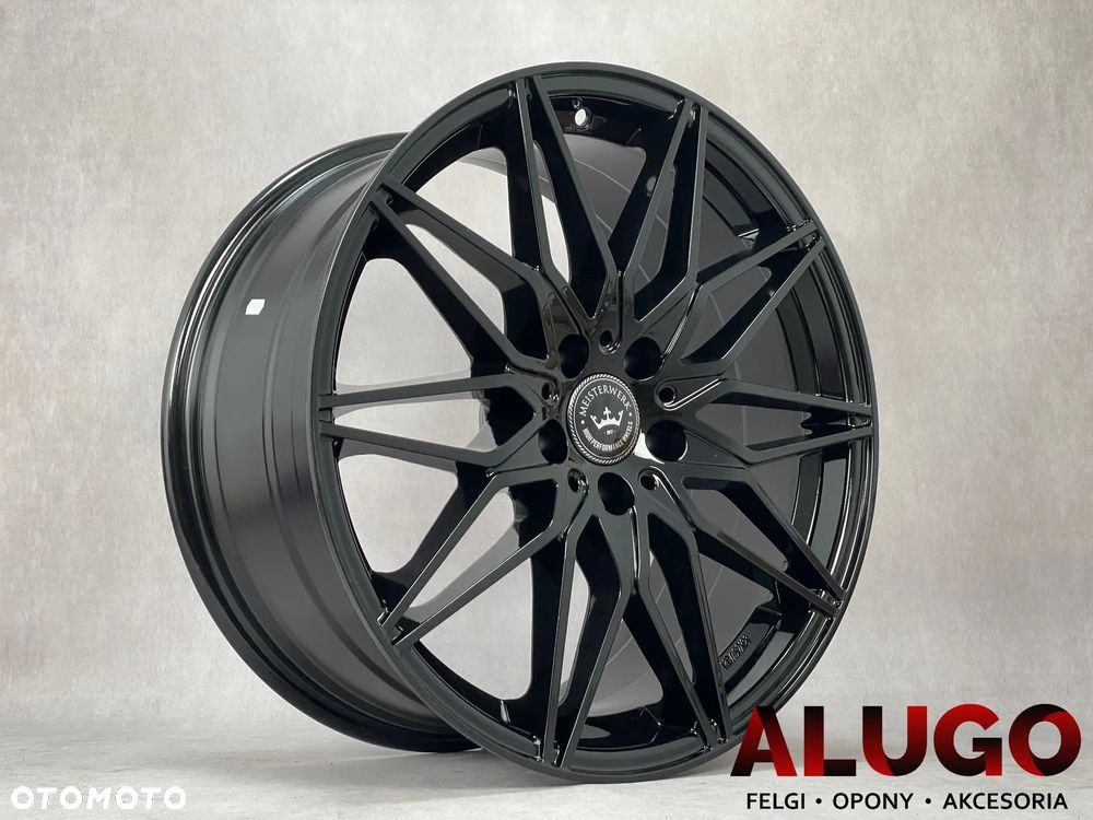 Alufelgi 19 5x112 Felgi Audi A4 A5 A6 A7 BMW G20 G30 G31 Nowe Czarny Połysk - 4