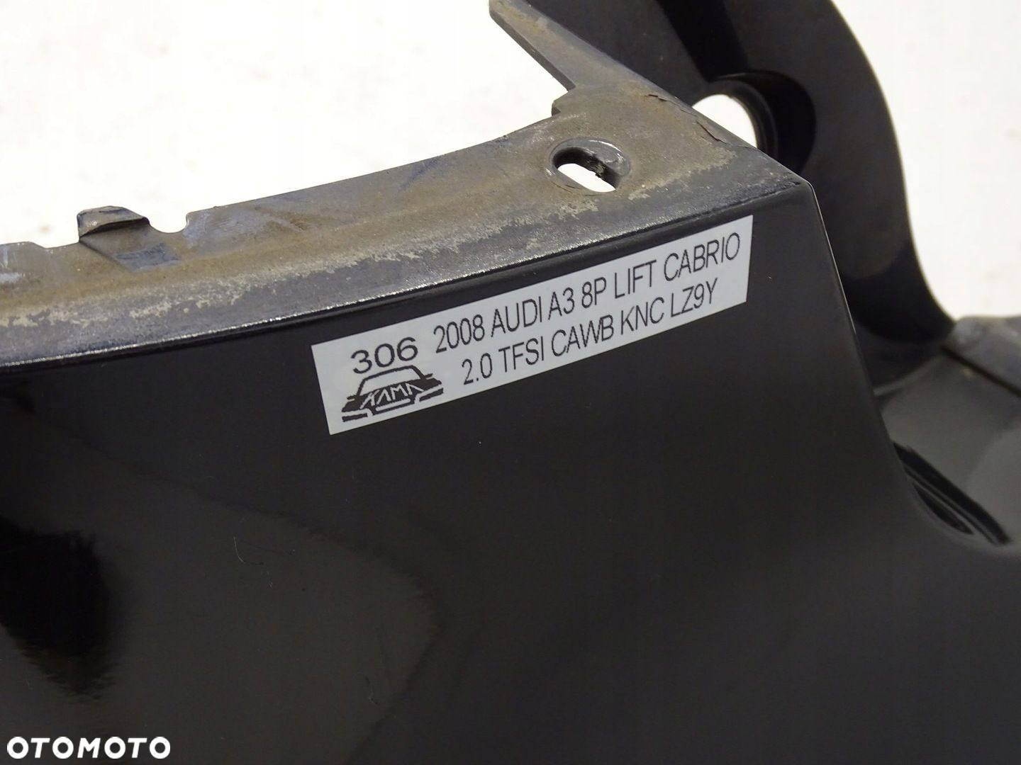 KPL ZDERZAK TYŁ TYLNY POD 4X CZUJNIKI PDC AUDI A3 8P LIFT CABRIO LZ9Y - 16