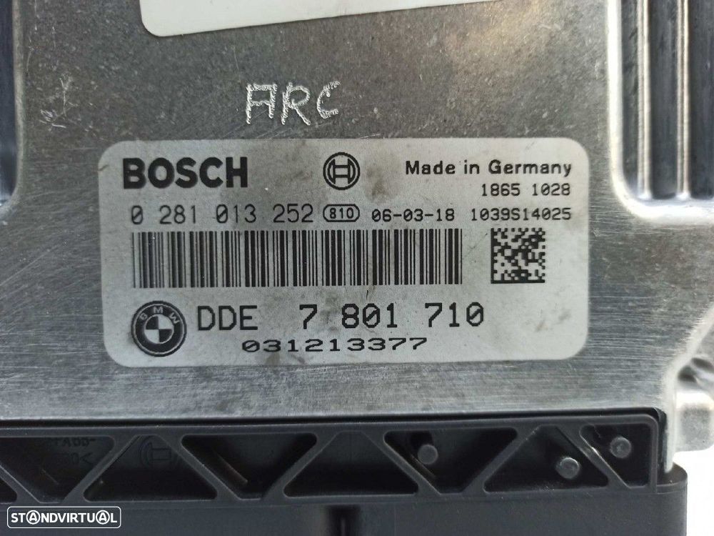 CENTRALINA DO MOTOR UCE BMW SERIE 1 BERLINA (E81/E87) 118D - 4
