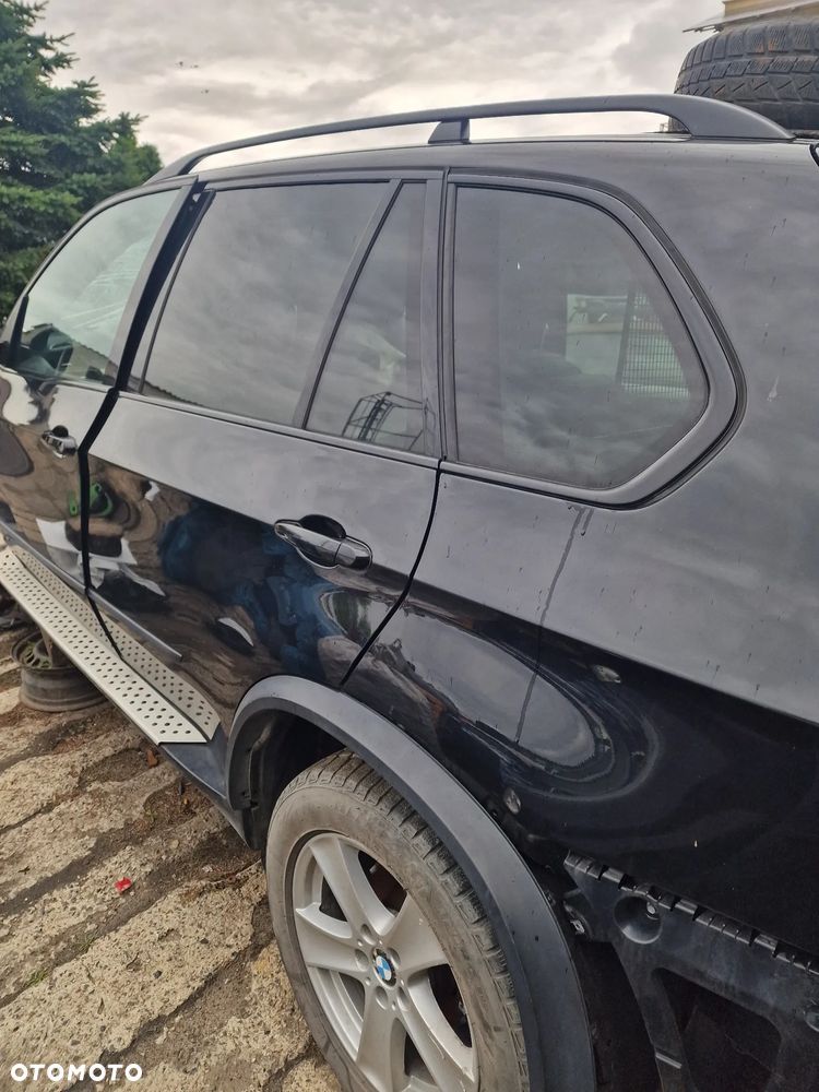 Bmw x5 e70 30d lift 3.0d n57 245km lakier 475 blacksaphire Metallic mpakiet wewnętrzny skóra, czarny sufit, panorama, na części - 3