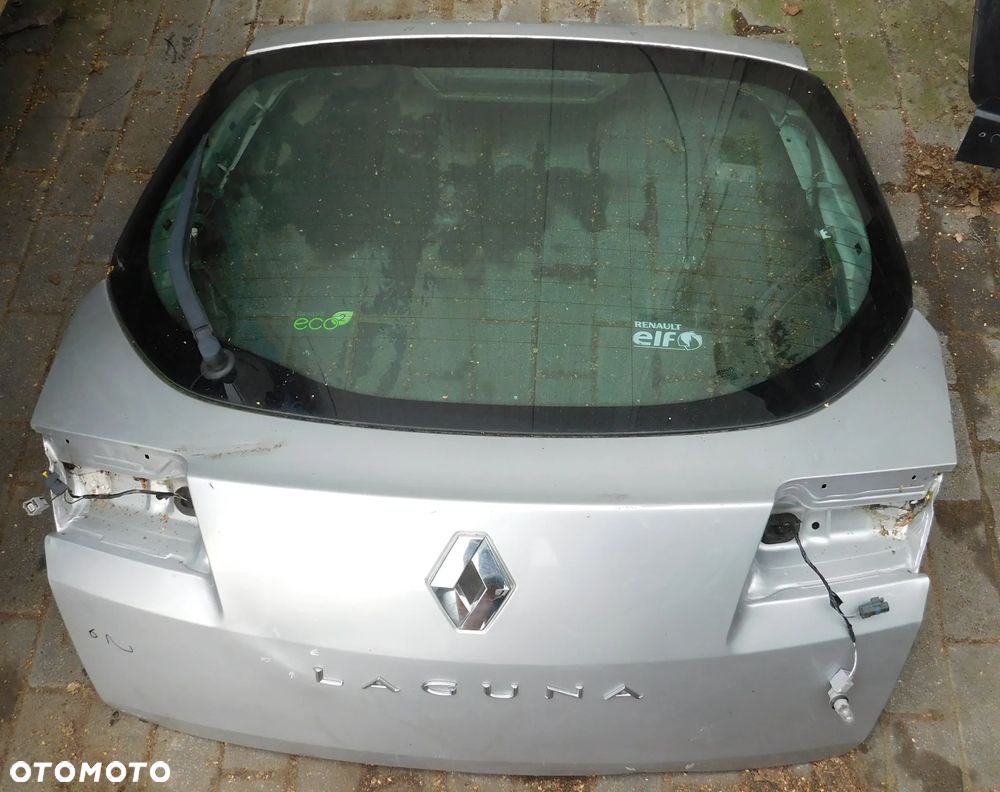 szyba klapa tylna tył bagażnika RENAULT LAGUNA III 3 HB - 1