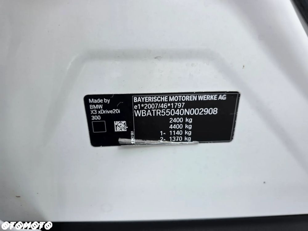 BMW X3 xDrive20i GPF xLine sport - 36