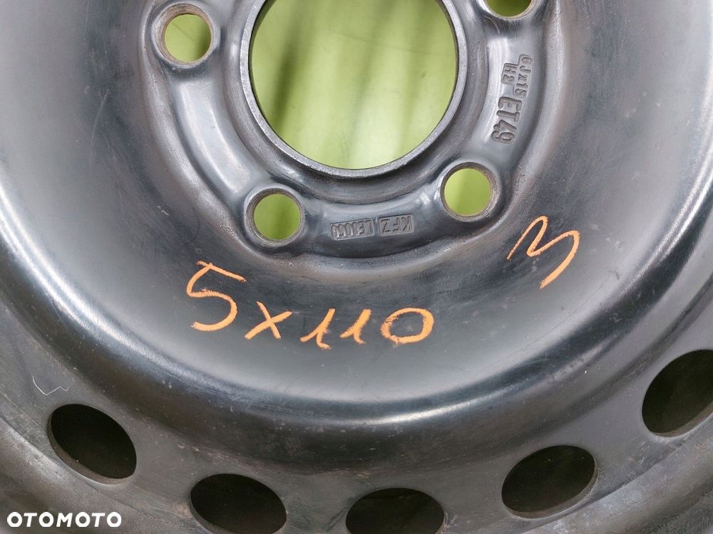 Felga stalowa 6J 15 5X110 ET 49  OPEL ASTRA II G 1998-2009 - 4