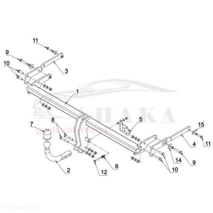 Hak Holowniczy Odkręcany Do Renault Megane Iv Hatchback Od 2016 - 3