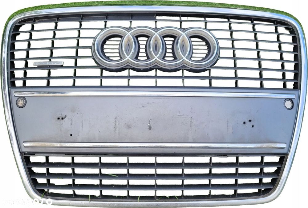 AUDI A6 C6 GRILL GRIL ATRAPA CHŁODNICY ZDERZAKA PDC CZUJNIKI - 1
