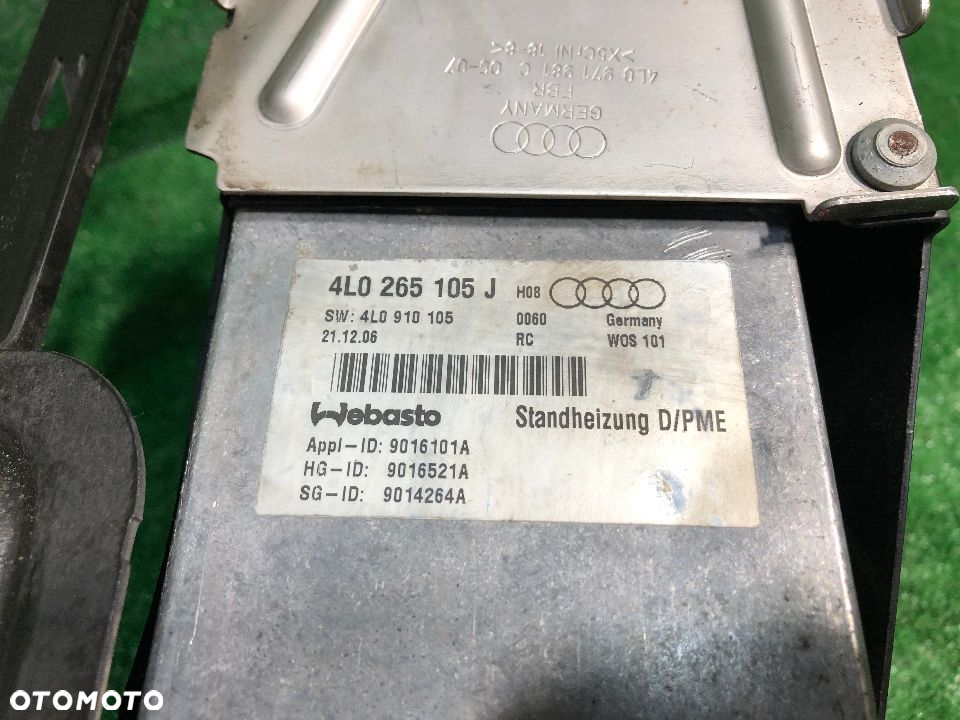 AUDI Q7 4L VW TOUAREG 7L 3.0 TDI WEBASTO OGRZEWANIE POSTOJOWE 4L0265105J - 5
