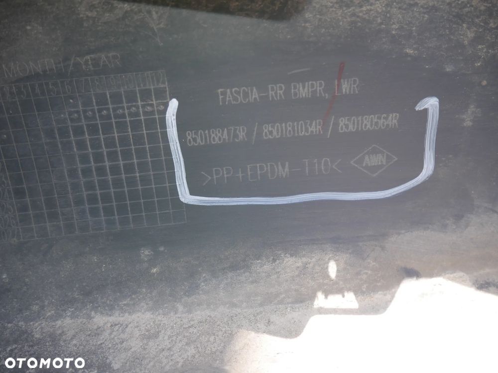 RENAULT KOLEOS II LIFT SPOILER ZDERZAKA TYŁ DYFUZOR 850188473R - 5