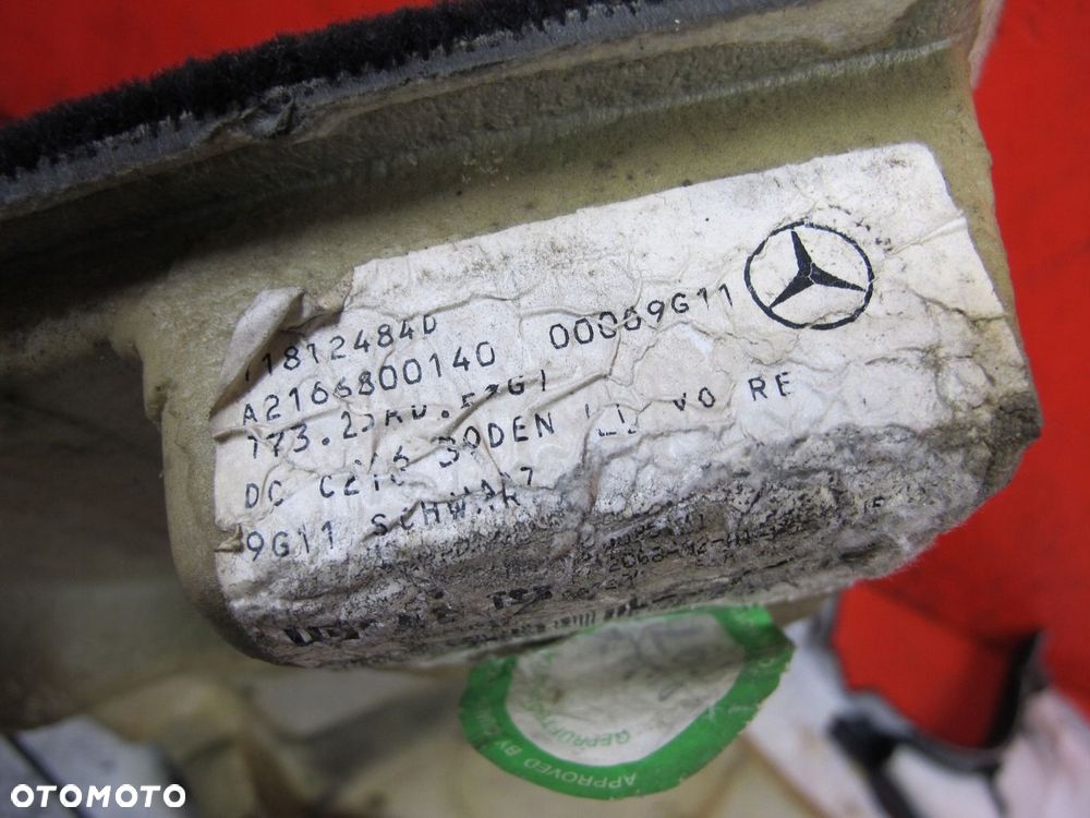 MERCEDES CL W216 C216 DYWAN WYKŁADZINA PRAWA PRZÓD - 9