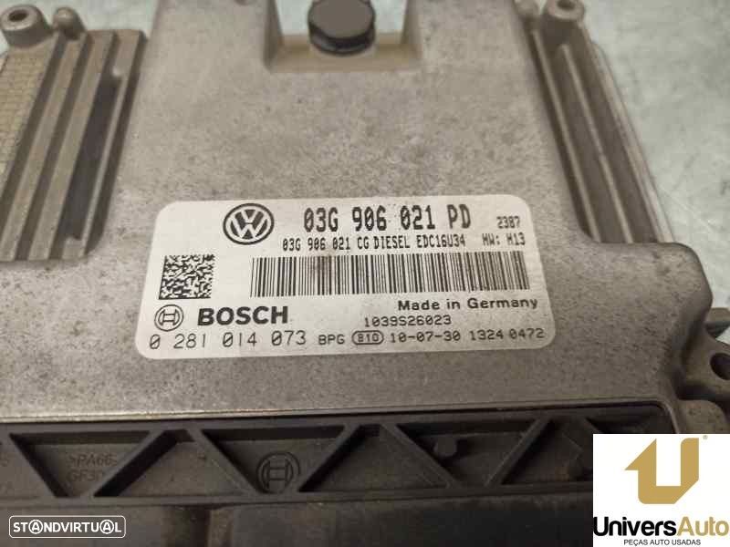 CENTRALINA MOTOR UCE VOLKSWAGEN CADDY III FURGÃO 2010 -03G906021PD - 5