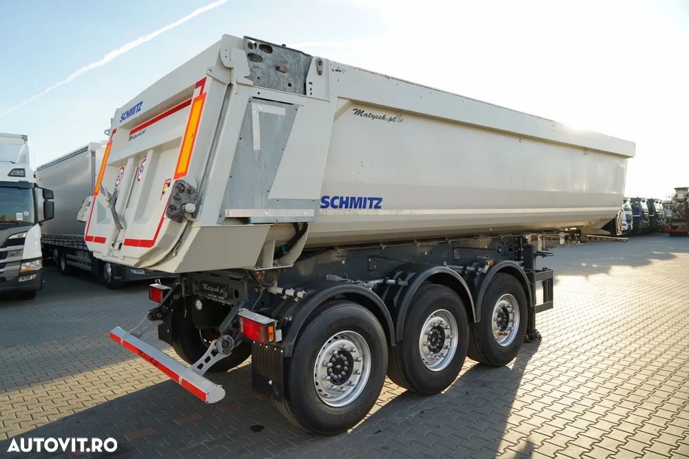 Schmitz Cargobull / BASCĂLĂTOR / 26 m3 / HIDROCLAPEATĂ / AXĂ RIDICABILĂ / - 5