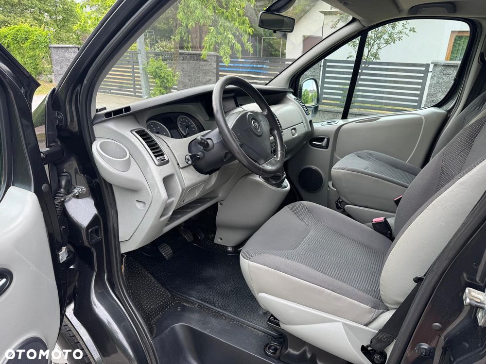 Opel VIVARO Klima Elektryka Duża Navi Tempomat Dubel Kabina Brygadówka 6os Hak Rury Pdc - 11