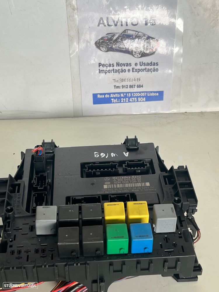 Centralina de comando do sistema confort SAM MERCEDES W169 HELLA 5DK 008 728-13, 5DK008728, 5DK00872813, A 169 545 34 32, A1695453432