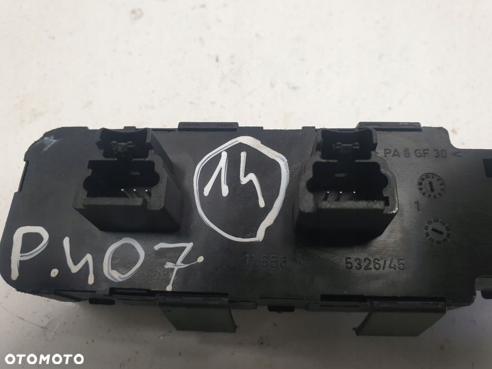 PEUGEOT 407 PANEL STEROWANIA SZYBAMI Przełącznik - 14