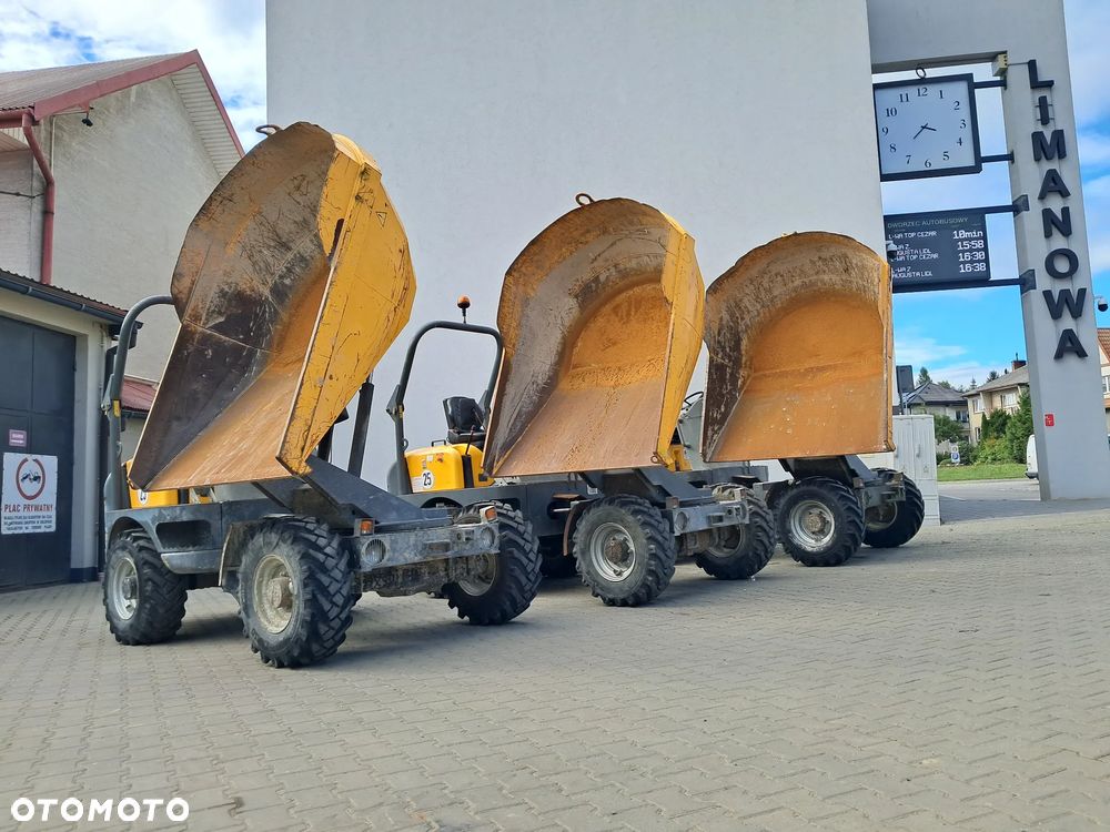Wacker Neuson 4001s wozidło budowlane obrotowe 4 t tony hydrostat/automat oświetlenie obrót + kiper silnik Yanmar 44 KM nowe opony przód ROPS 4x4 3 6 t ładowność D04-02