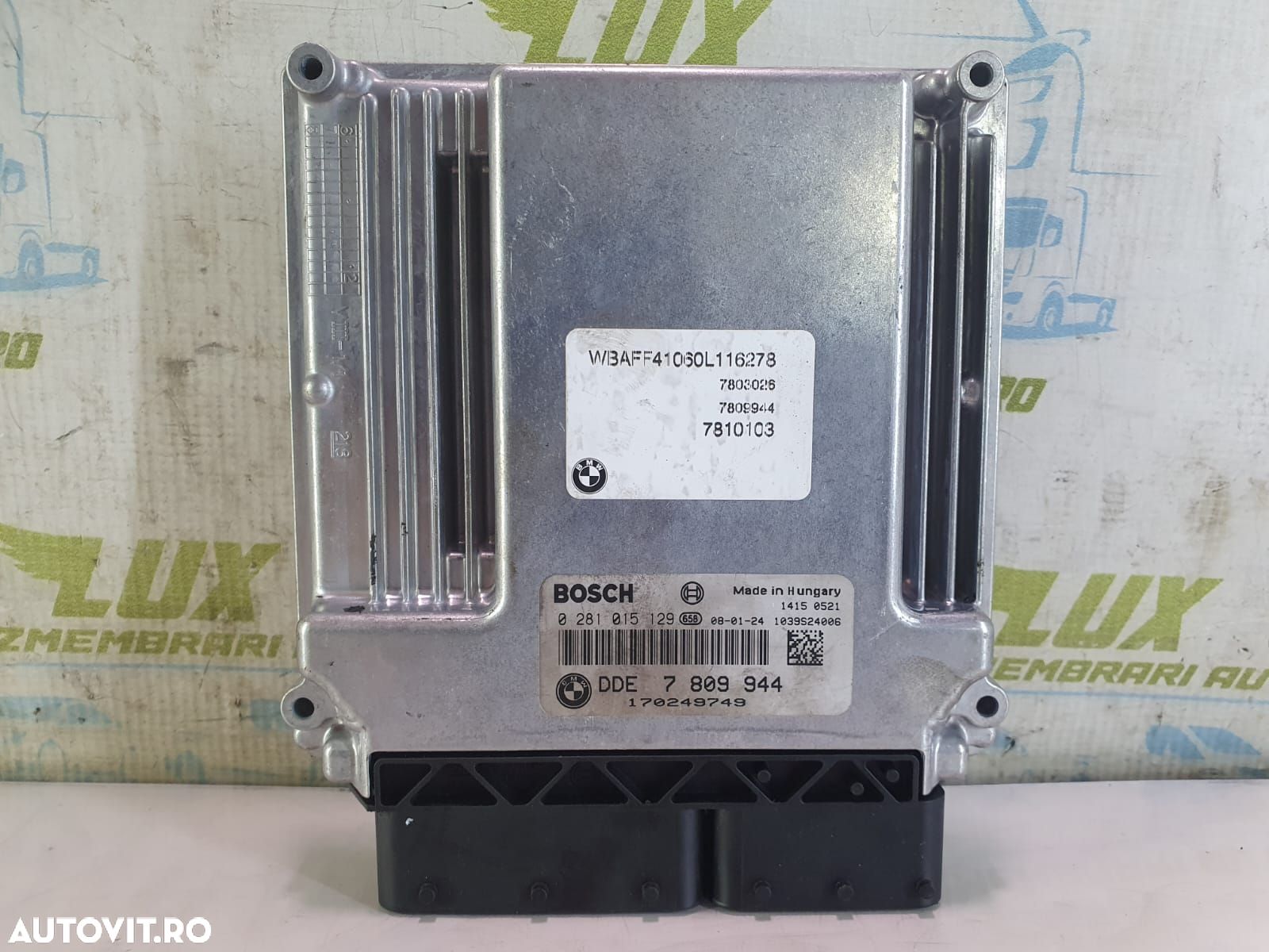 Calculator motor ECU 0281015129 7809944 3.0 d M57N2 BMW X5 E70 [2006 - 1