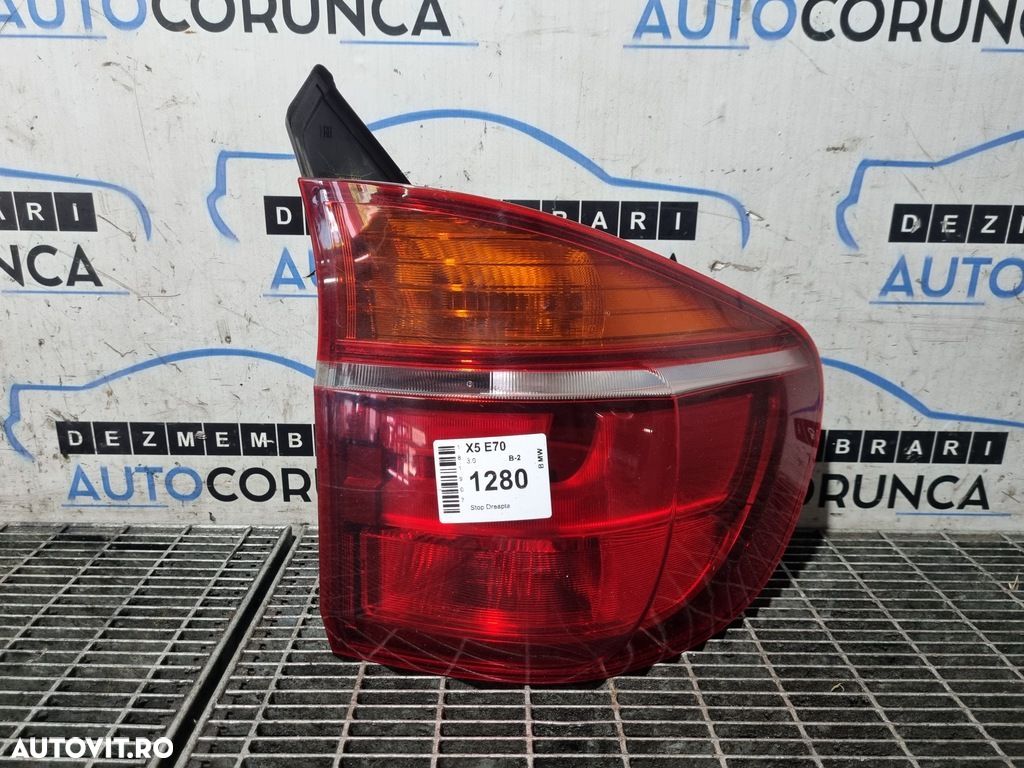 Stop Dreapta BMW X5 E70 Facelift 2010 - 2013 SUV 4 Usi (1280) Cu led - 1