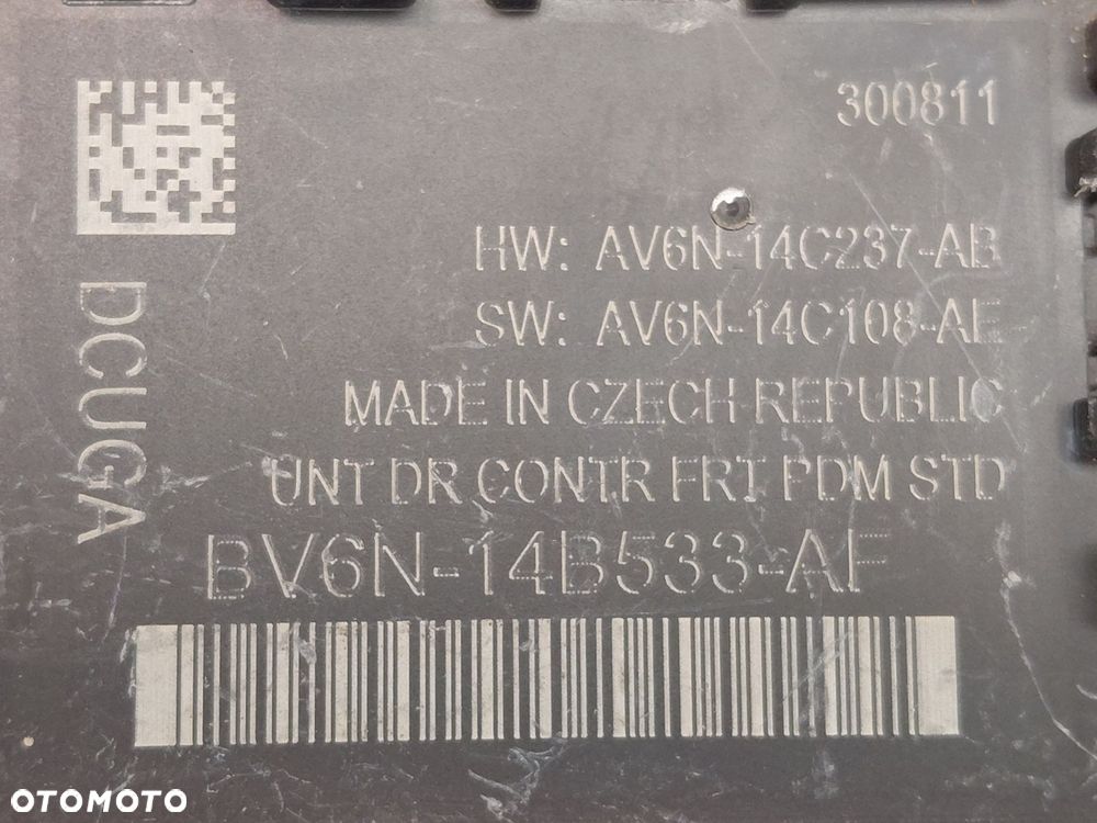 Moduł sterownik drzwi prawy przód FORD FOCUS MK3 bv6n14b533-af - 3