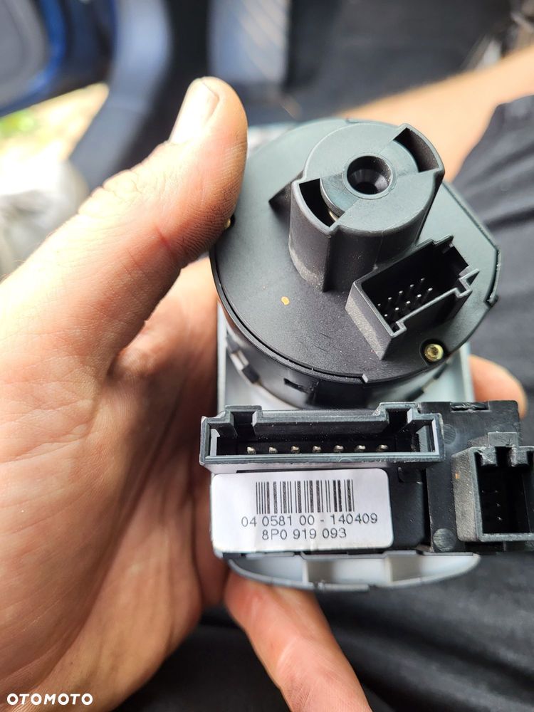 Włącznik świateł audi a3 8p halogen - 3