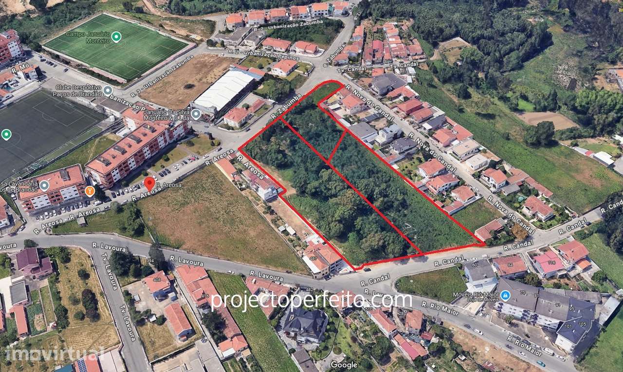 Terreno Urbano  Venda em Paços de Brandão,Santa Maria da Feira - Grande imagem: 4/8