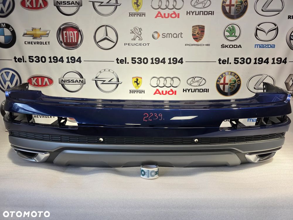 AUDI Q7 II 4M0 LIFT 19- S-LINE BARDZO ŁADNY ZDERZAK TYLNY TYLNI TYŁ NA 6xPDC POD HAK NR 4M0807527L / 4M0807527M + 4M0807511 + 4M0807568B NR AUKCJI NZ2239 - 1
