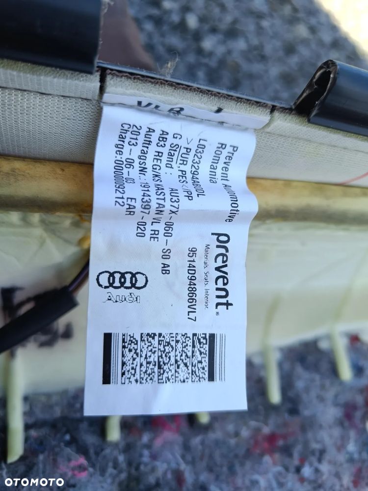 AUDI A3 8V FOTEL LEWY PRAWY PÓŁSKÓRA BRĄZOWY IGŁA - 11