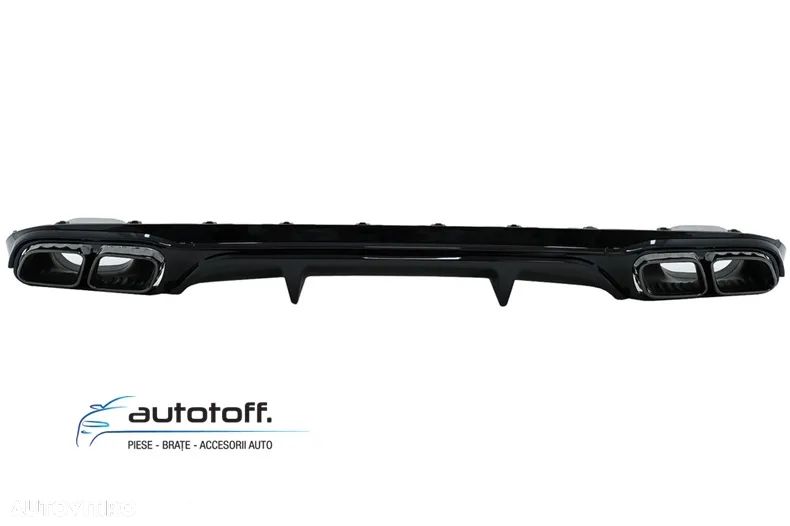 Difuzor bara spate Mercedes W213 S213 Standard (16-20) model E63 Black - 2
