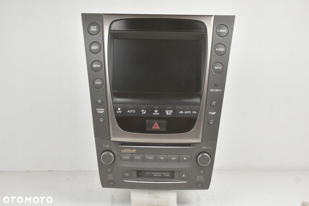 radio nawigacja panel klimy lexus gs iii - 3