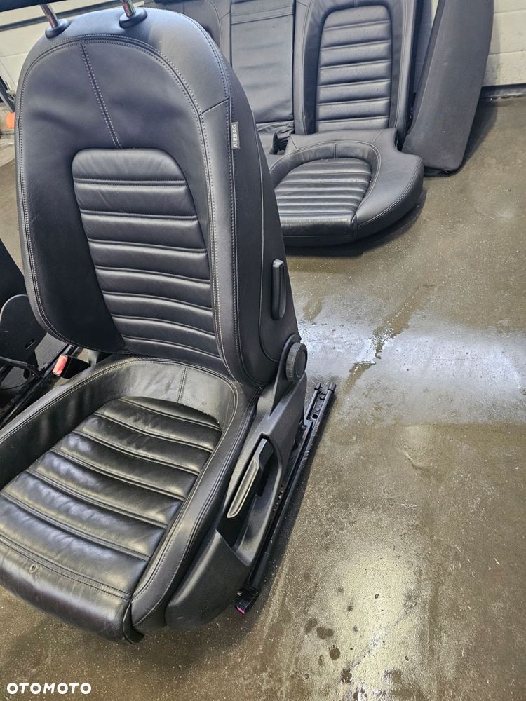 vw passat cc fotele komplet foteli siedzeń siedzenia fotel tapicerka skóra - 5
