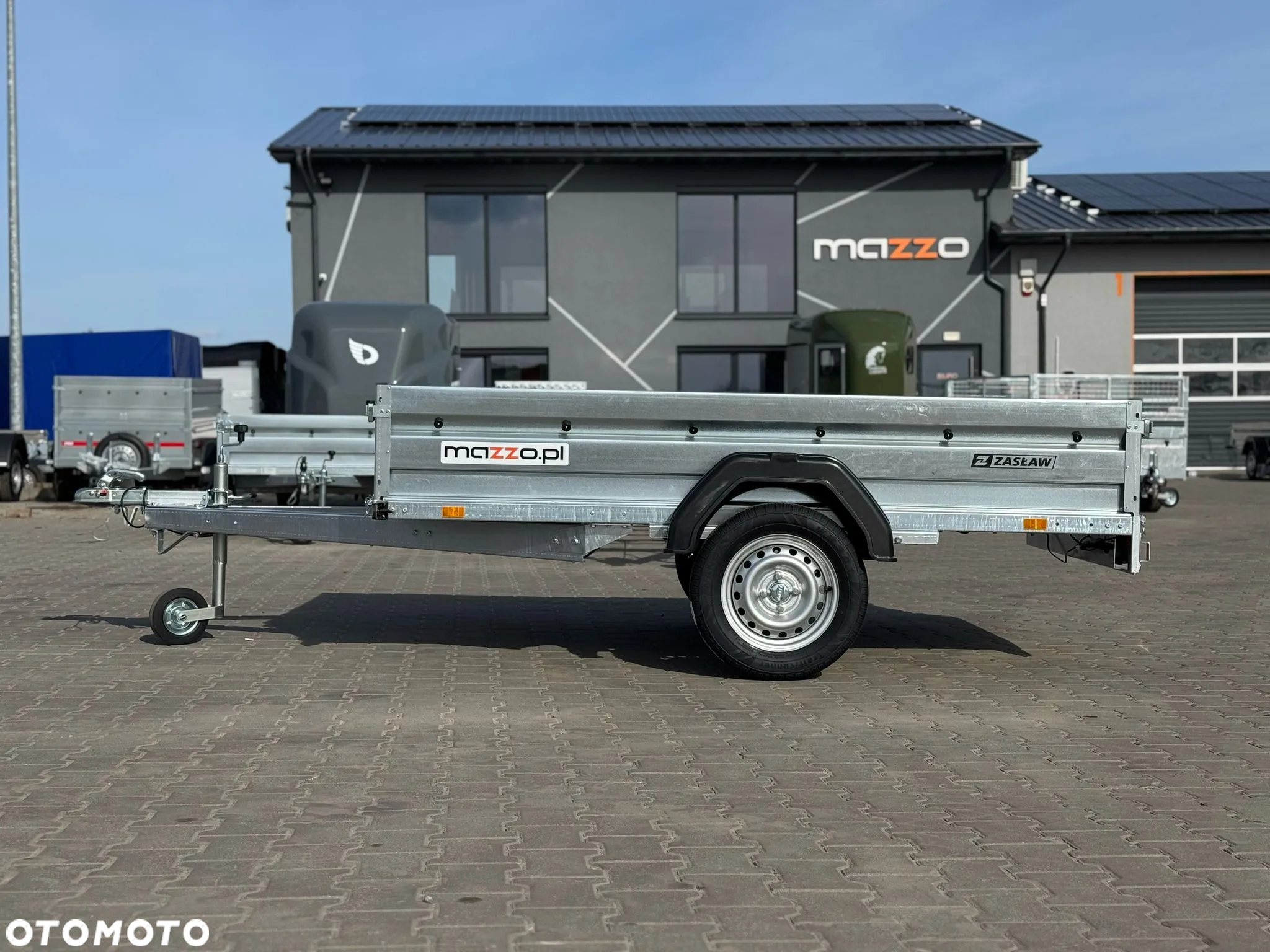 Zaslaw Dostawa Przyczepka na resorze DMC750kg 230x132x35cm SOLIDNA I MOCNA! resorówka - 13