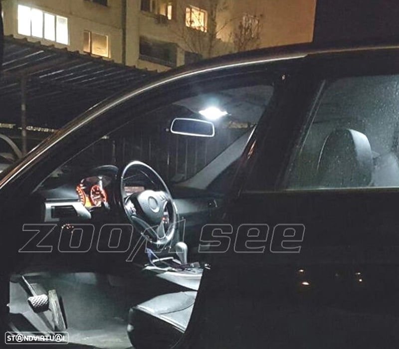 KIT COMPLETO 10 LAMPADAS LED INTERIOR PARA BMW SERIE 3 E90 E91 E92 06-11 - 6