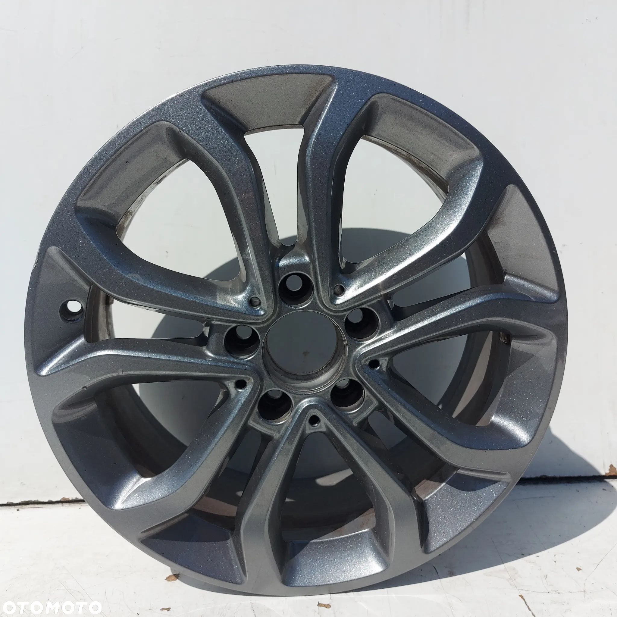 FELGA 17 ALUMINIOWA MERCEDES C W205 ORYGINAL DEMONTAZ 2054010200 7JX17 H2 ET 48.5 - 1