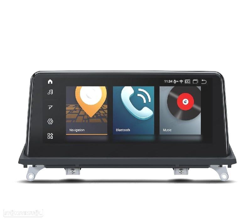 AUTO RADIO GPS ANDROID 12 PARA BMW X5 E70 07-10 X6 E71 07-10 COM SISTEMA CCC - 1