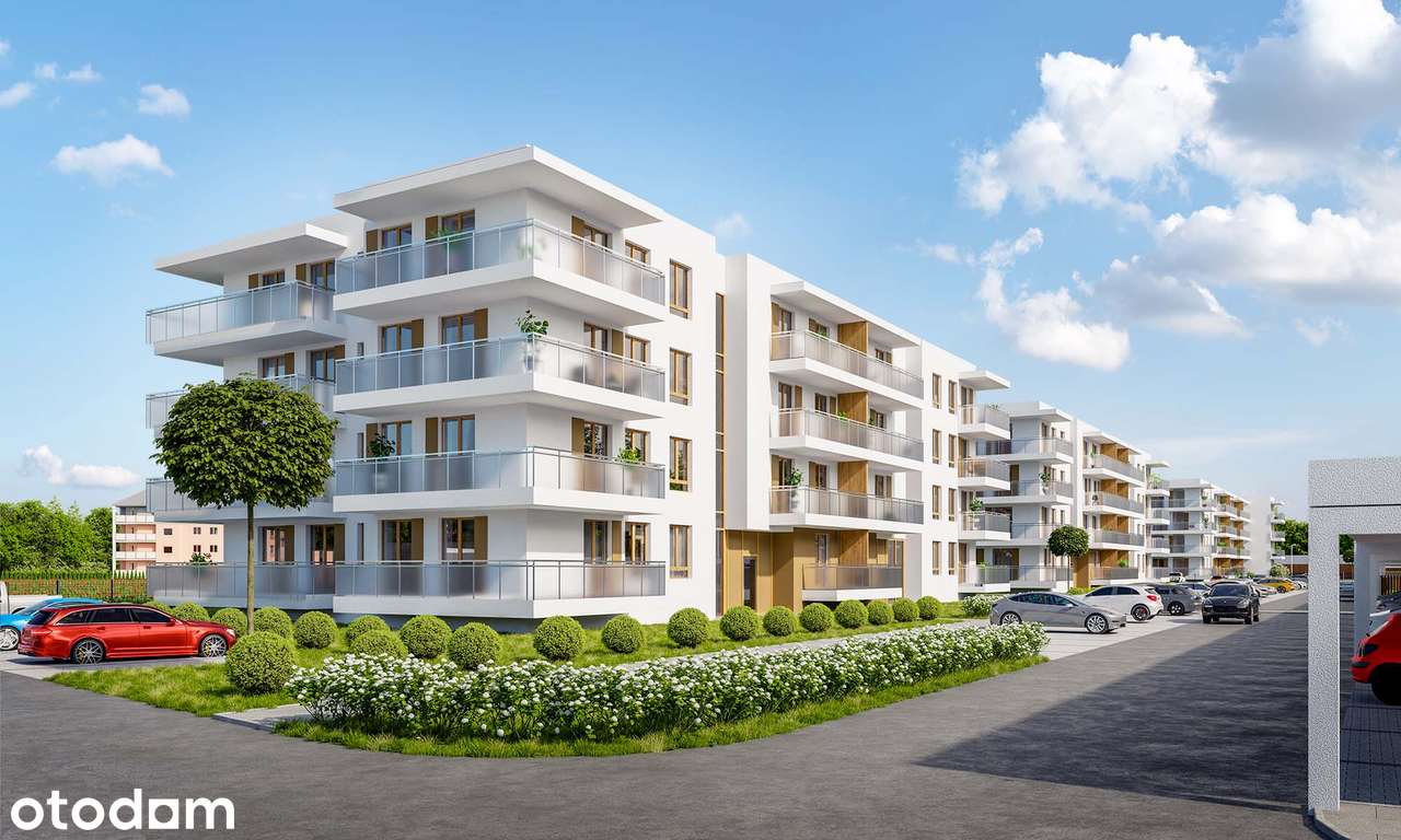 Ostatni nowy wolny apartament 62 m² 4 pokoje windy Słoneczny Zakątek