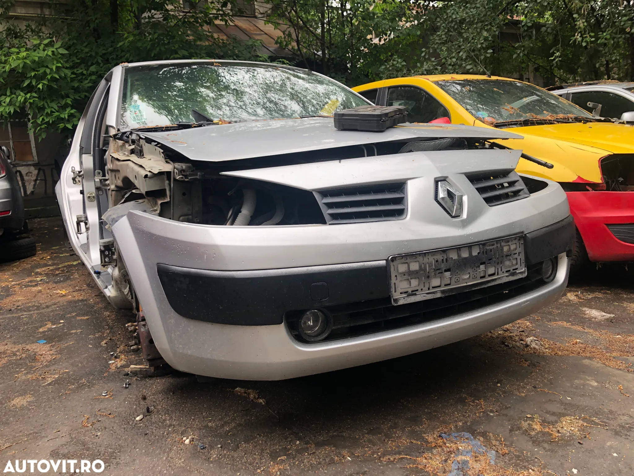 Bara fata completa Renault Megane 2 2005 gri argintiu non facelift - 5