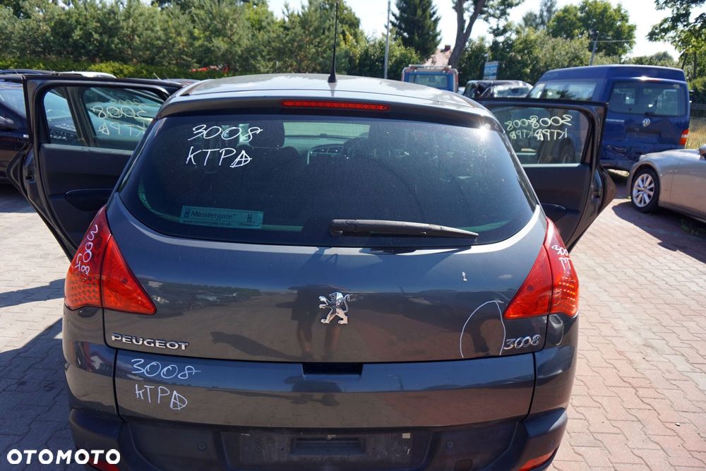 KLAPA BAGAŻNIKA TYLNA 3008 I KTPD  SZARY PEUGEOT 2009-2013 - 1