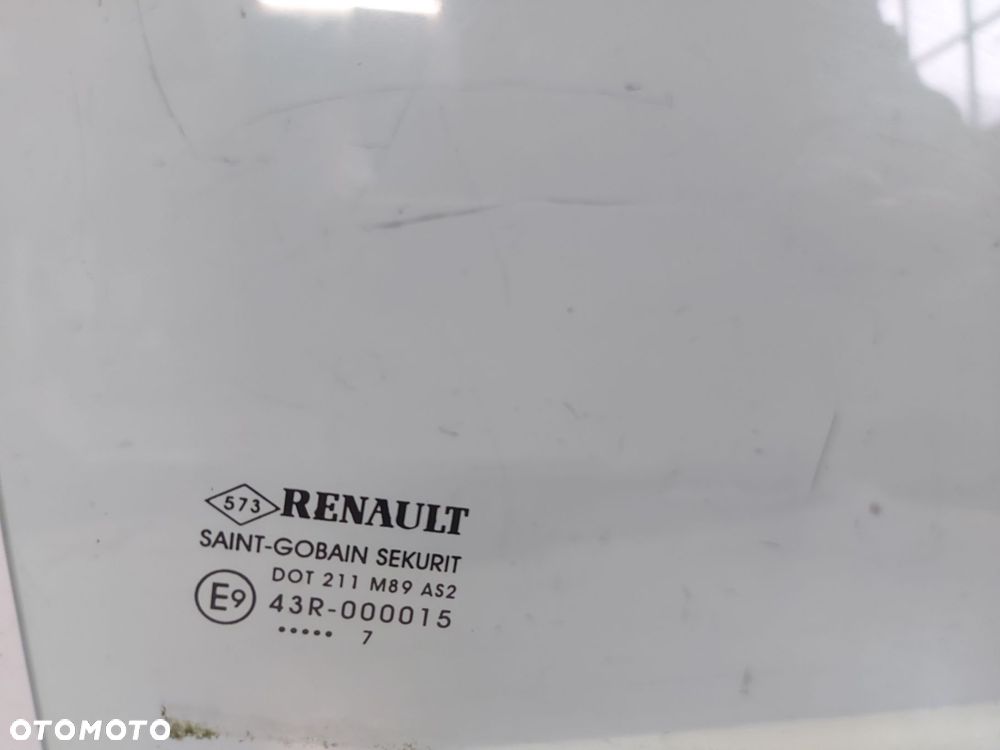 RENAULT MODUS 04-07 SZYBA PRAWY TYŁ 06r - 3