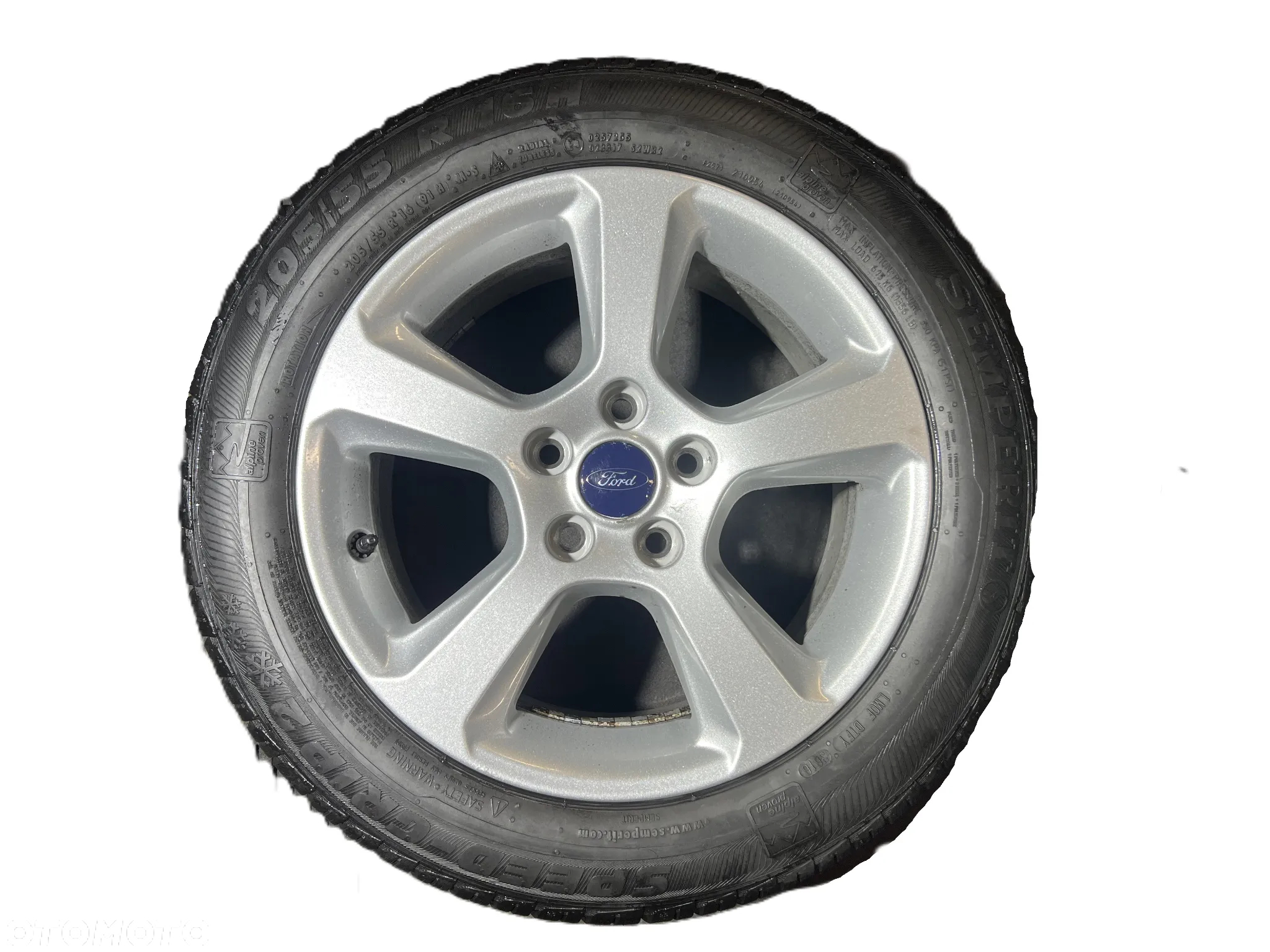 Alufelgi Ford 7Jx16" ET50 5x108 + opony 205/55/16 ZIMA 2016 C-Max DM5C-1007-A1A - 3