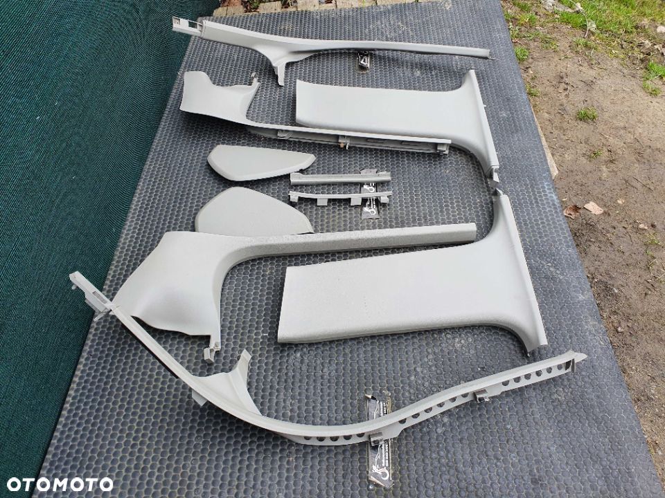 Oslona Slupka Progu Plastik Tapicerka Wnetrza PlatinHell AUDI A4 B6 B7 - 3