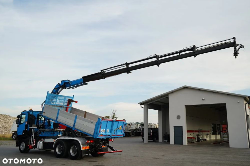Renault C 430 / 6X4 / WYWROTKA 5.5 M + HDS ATLAS 240.2 A5 / WYSIĘG 14.5 M / MAX UDŹWIG 4520 KG / STEROWANIE RADIOWE / ROTATOR / WIDŁY DO PALET / 2020 ROK - 4